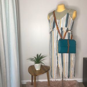 Midi Striped Button Up Dress